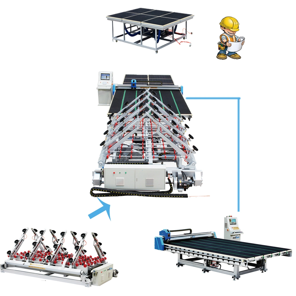 CNC Automatic Glass Cutting Machine Glass Cutting Line