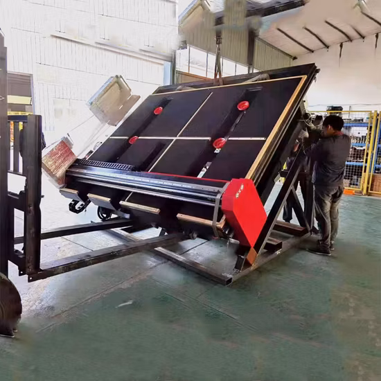 Automatic Double Turn Loading 4 Station Glass Cutting Line