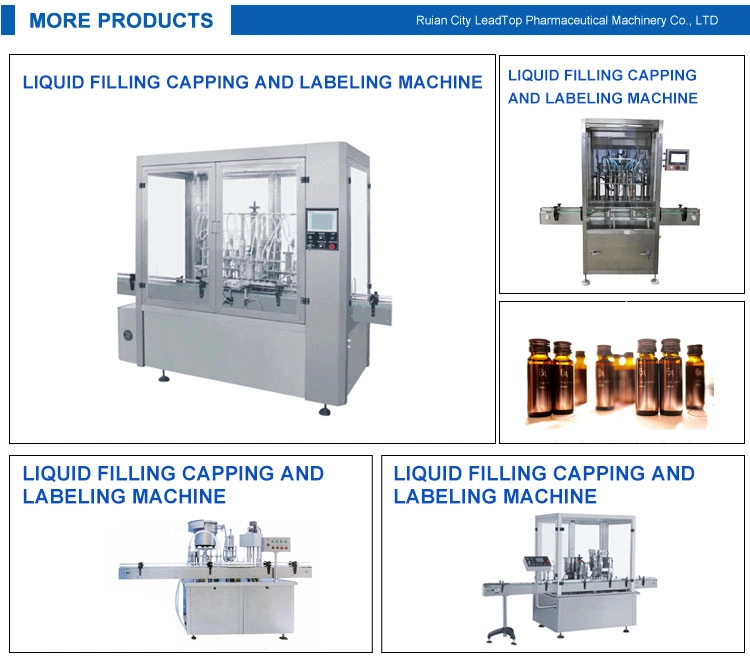 Automatic Liquid Bottling Equipment Bottle Cap Machine Small Bottle Filler Glass Vials Filling and Sealing Pharmaceutical Medicine Bottle Liquid Filling Machine