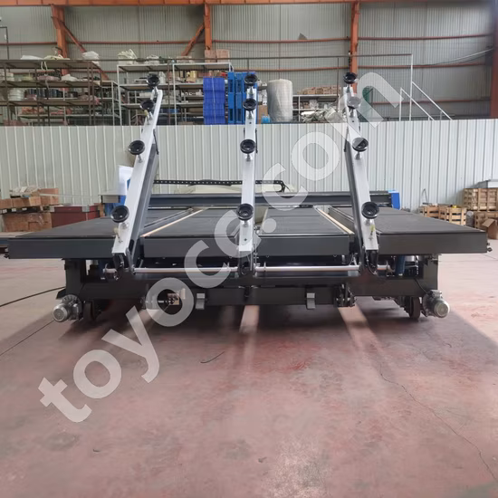 CNC-Glasschneidemaschine, die vor dem gehärteten, isolierenden und laminierenden Low-E-Glas verwendet wird